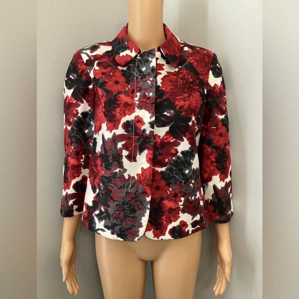 Floral Talbots blazer